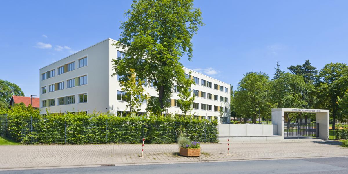 Evangelische Regelschule Gotha im Frühjahr